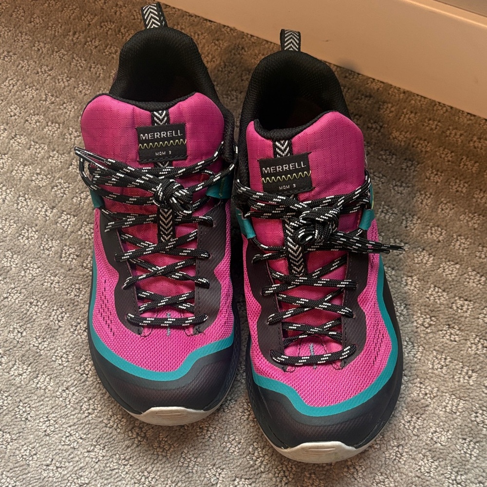 Merrell Women's Vibrant Pink and Teal Athletic Shoes